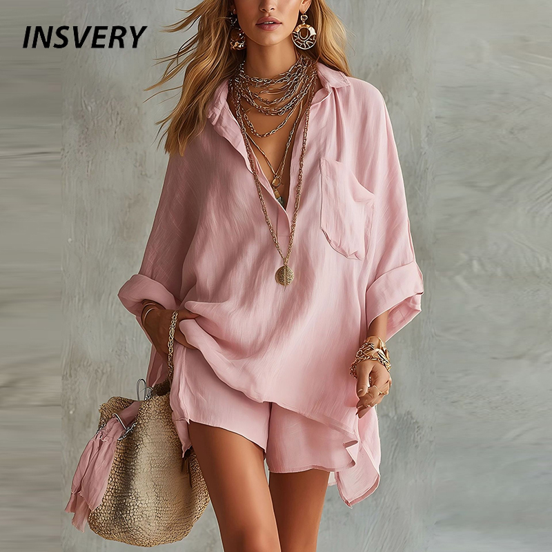 Vs Smartwatch - Completo Estivo Primaverile da Donna: Camicia