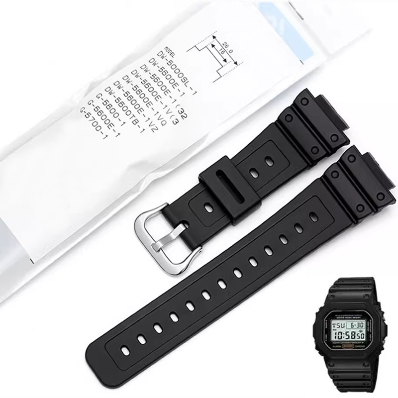 Casio Watches Smartwatch - Cinturino in silicone quadrato piccolo in