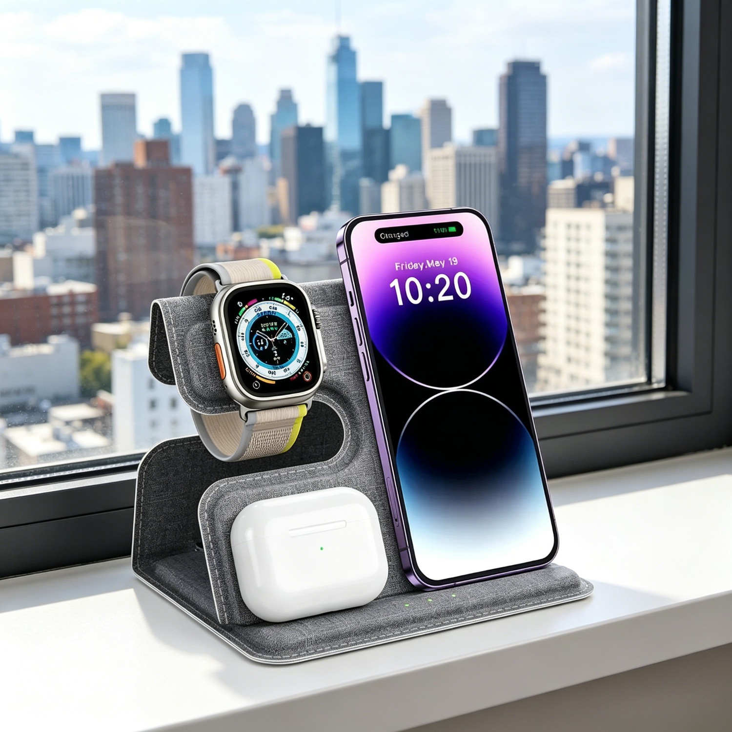 Watch 7 Smartwatch Iphone - Stazione di Ricarica Wireless 3 in