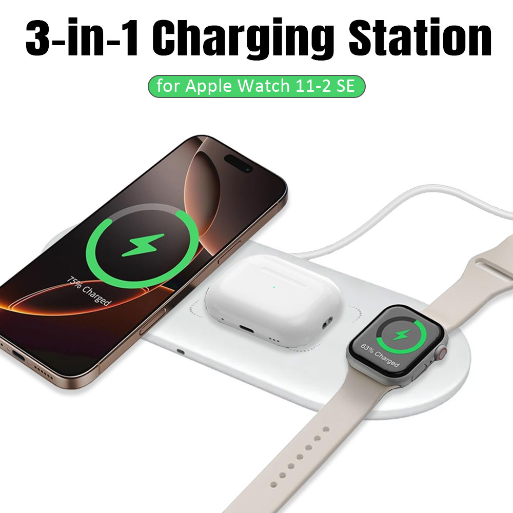 Watch 7 Smartwatch Iphone - Caricatore Wireless 3 in 1 da