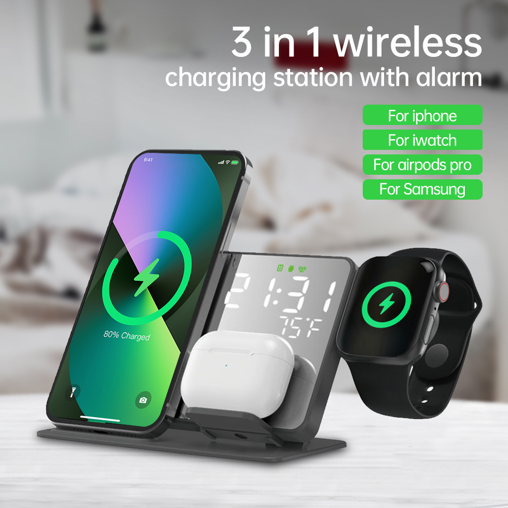 Watch 7 Smartwatch Iphone - Caricabatterie Wireless 3 in 1 per