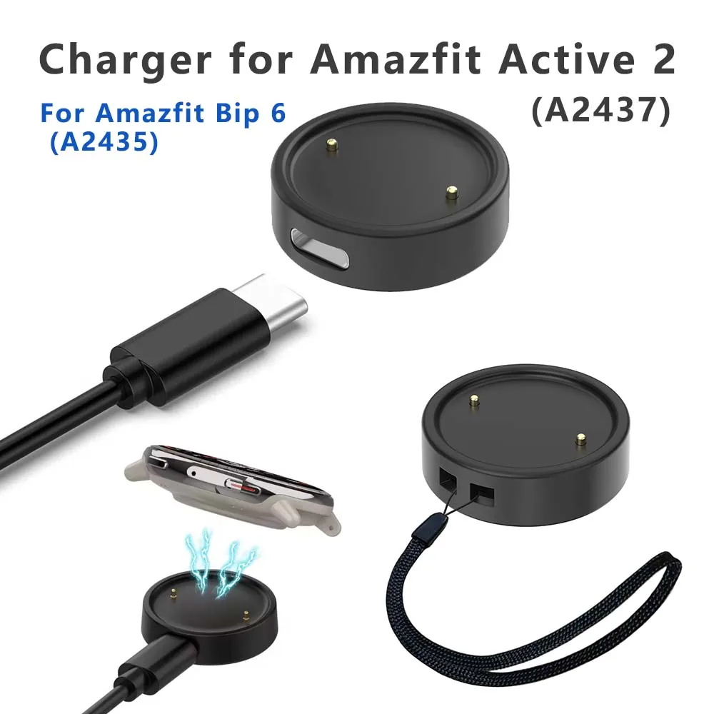 Smartwatch Watches Amazfit - Caricabatterie per Amazfit Active 2/Bip 6