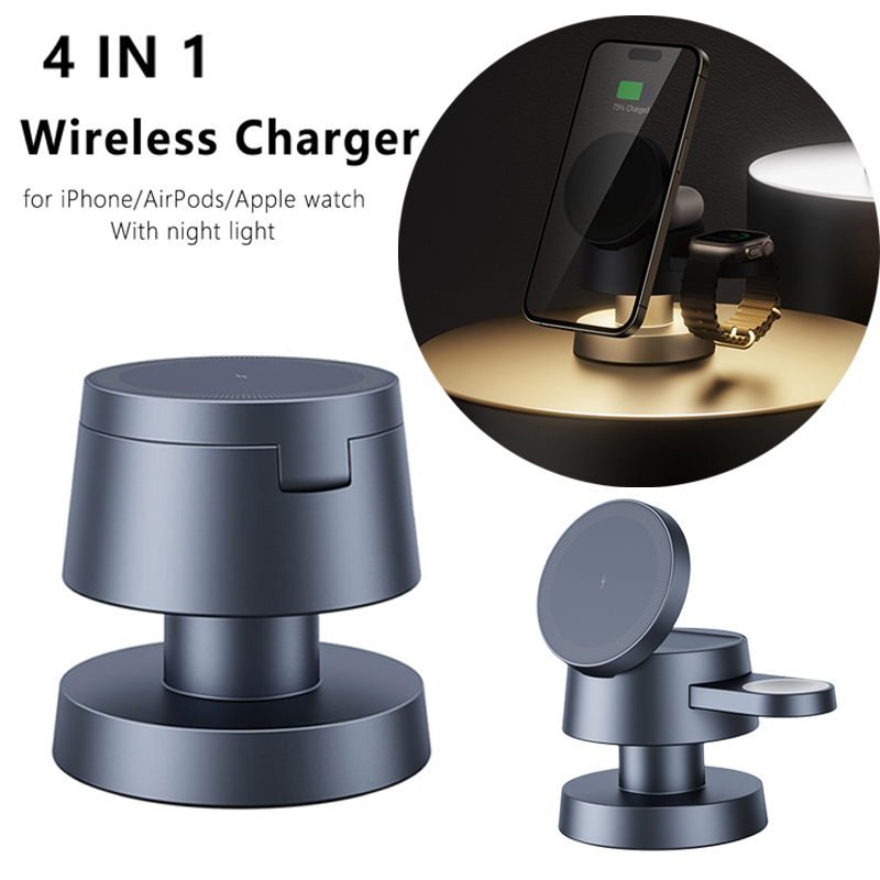 Watch 7 Smartwatch Iphone - Caricabatterie wireless 3 in 1 per