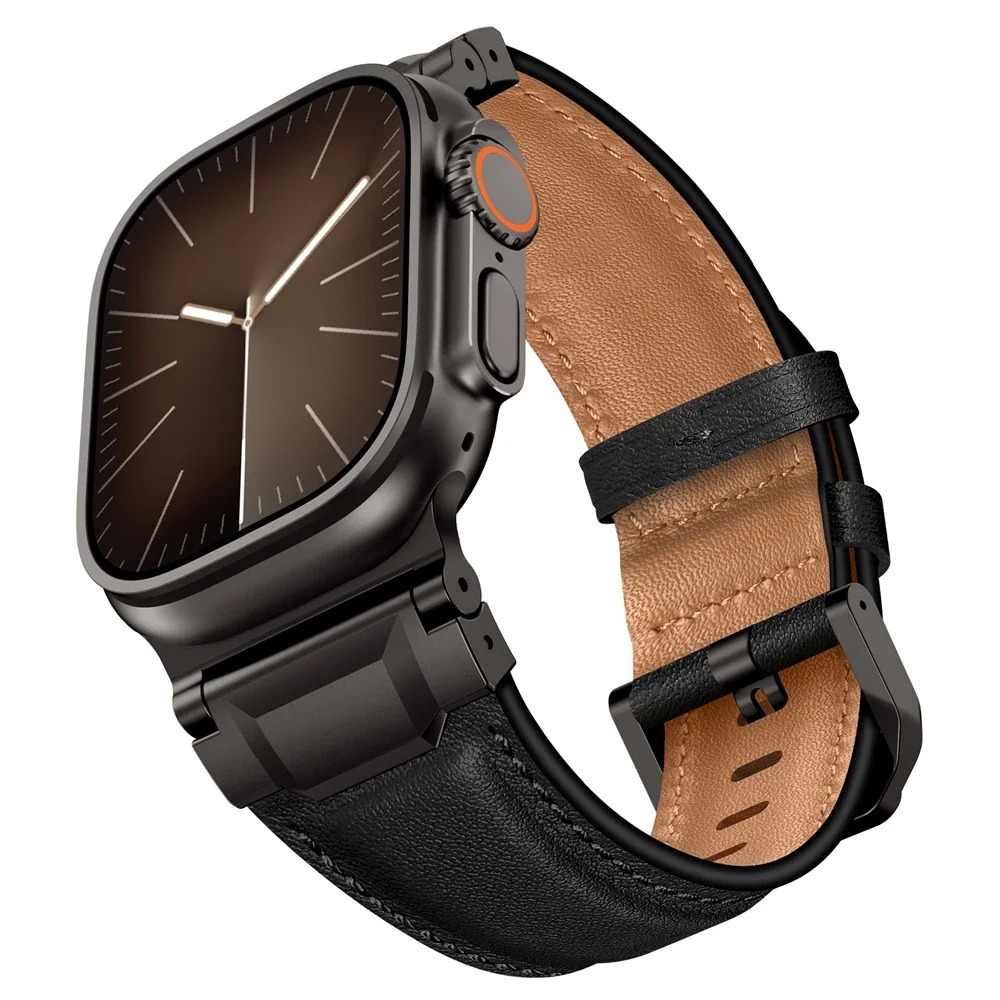 Smartwatch Slim Watches For Men - Cinturino in Pelle Business Armor per