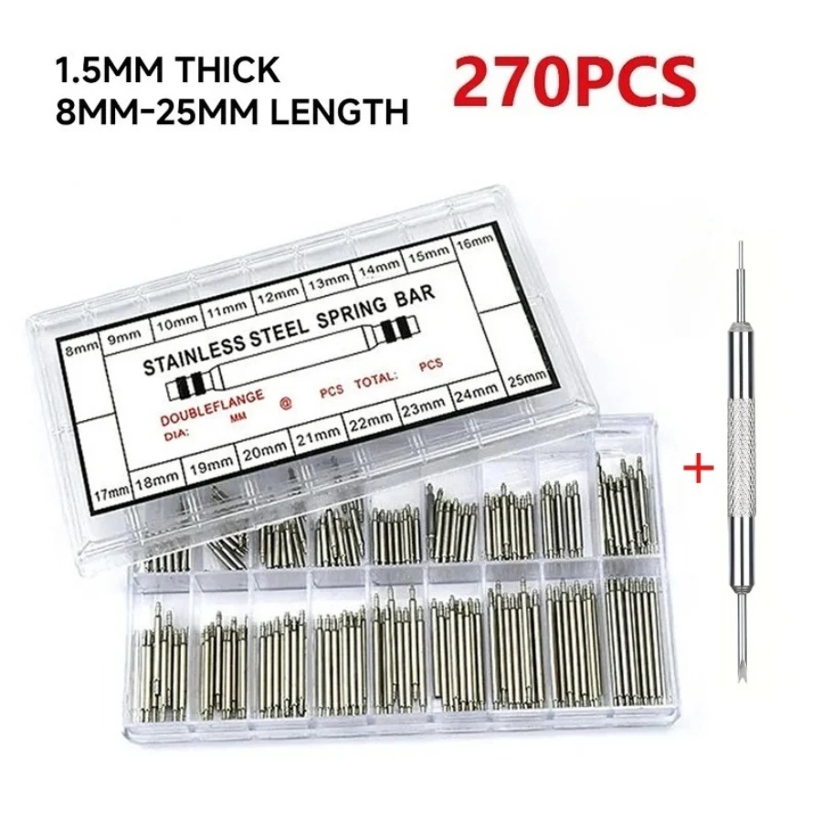 Spring Bar Tool - 270 pz/scatola Barre a Molla in