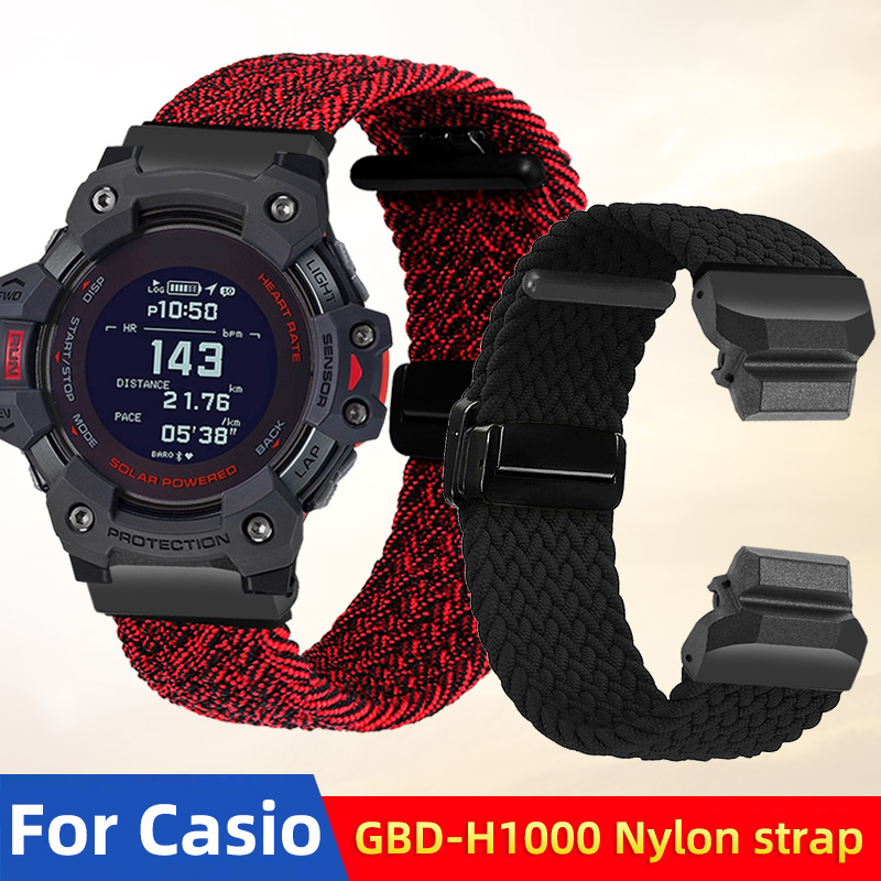 Casio Watches Smartwatch - Cinturino in nylon elastico GBD H1000