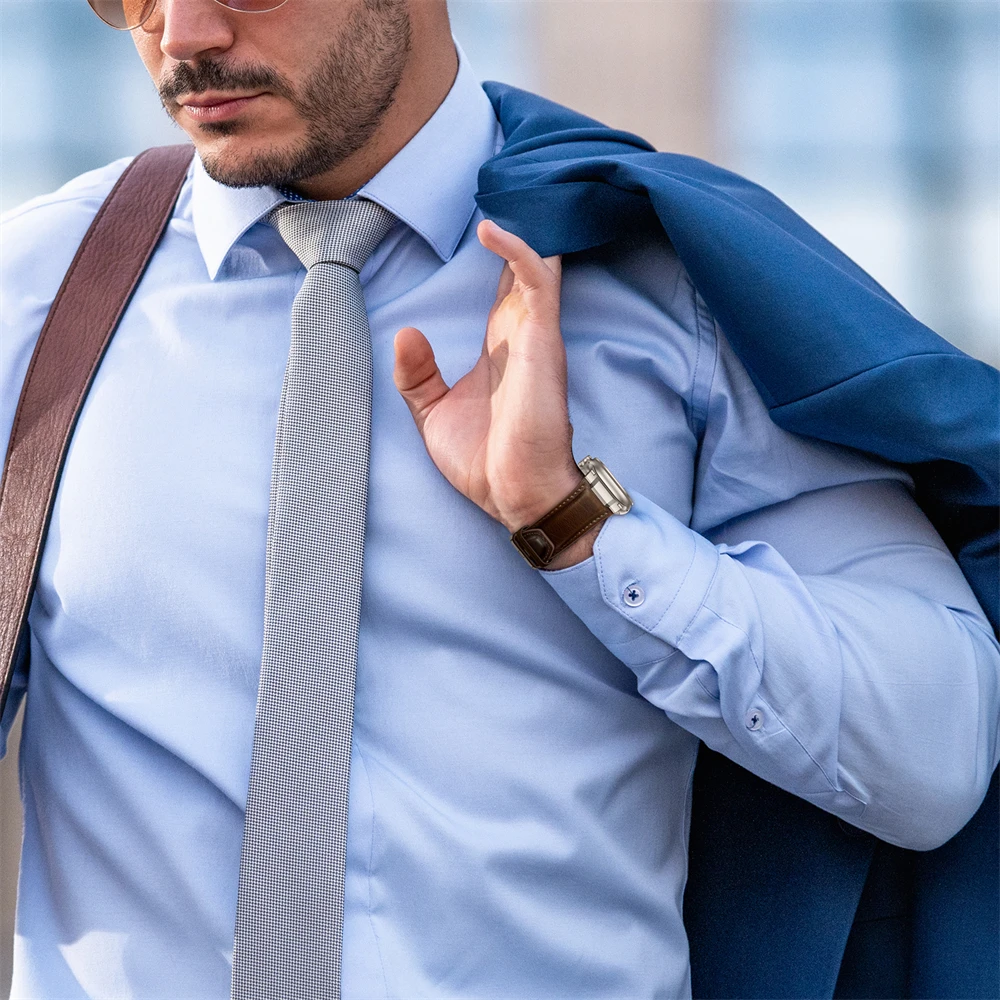 Cinturino in Pelle dal Design  - Smartwatch Slim Watches For Men recensione e prezzo