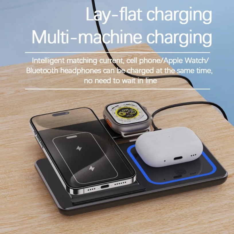 Caricatore Wireless 3 in 1 Pie - Watch 7 Smartwatch Iphone recensione e prezzo