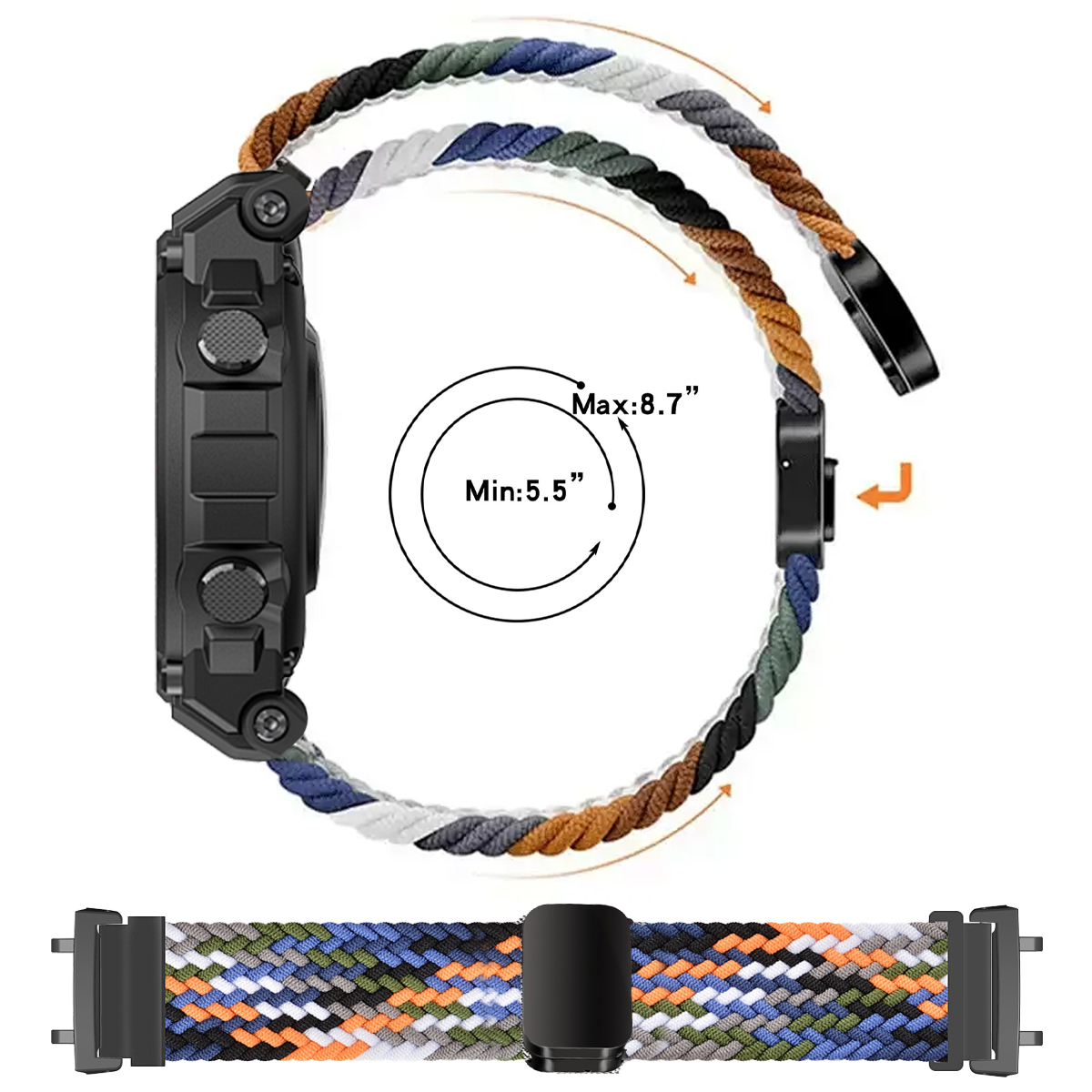 Cinturino ad anello intrecciat - Smartwatch Watches Amazfit recensione e prezzo
