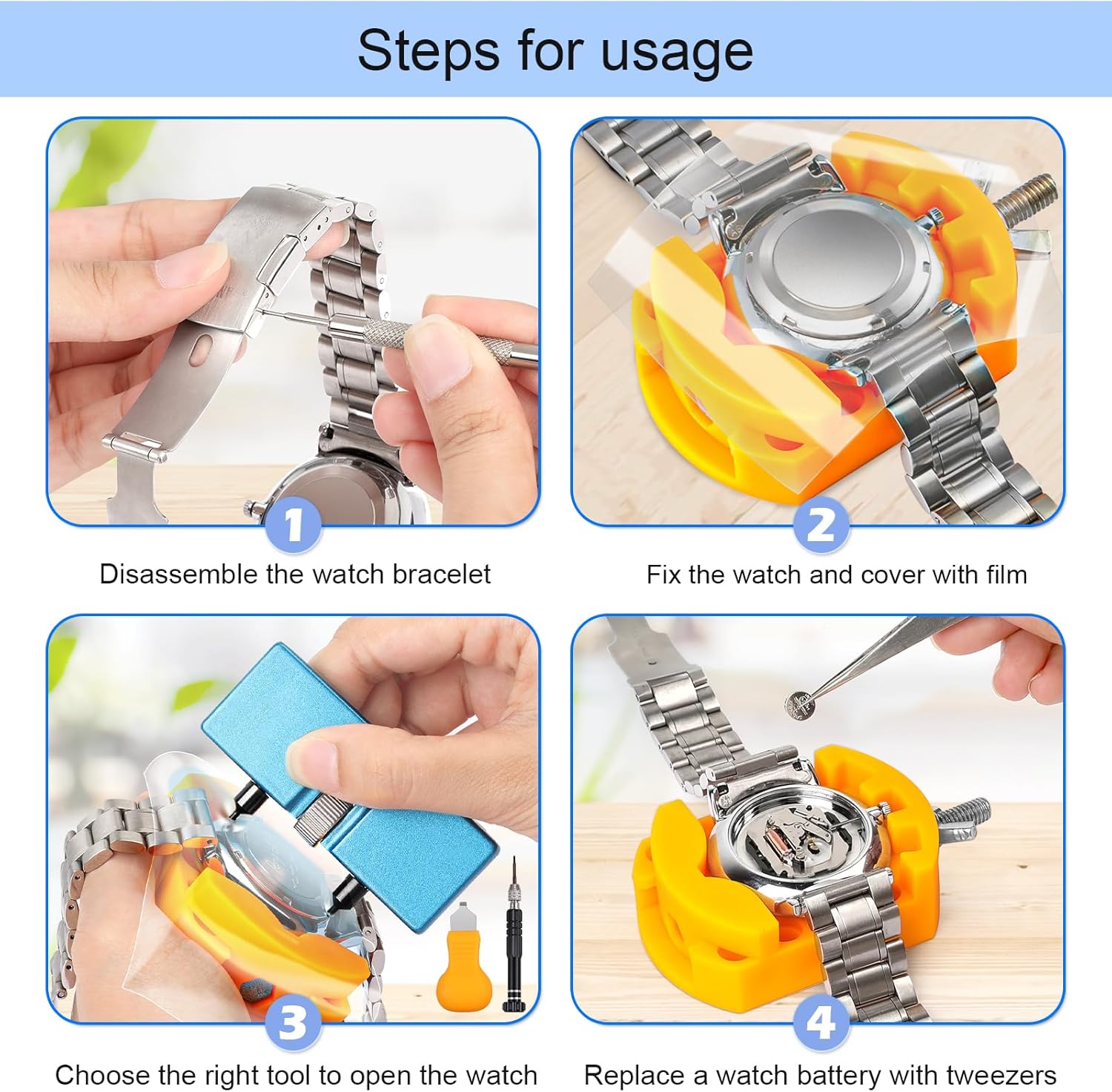 Kit di sostituzione della batt - Spring Bar Tool recensione e prezzo