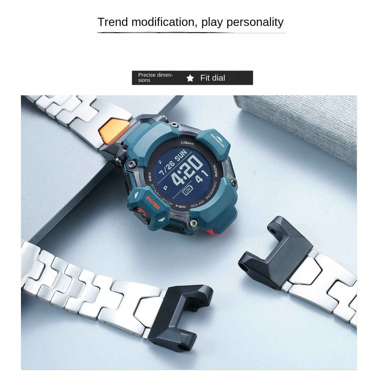 Bracciale con cinturino in met - Casio Watches Smartwatch recensione e prezzo